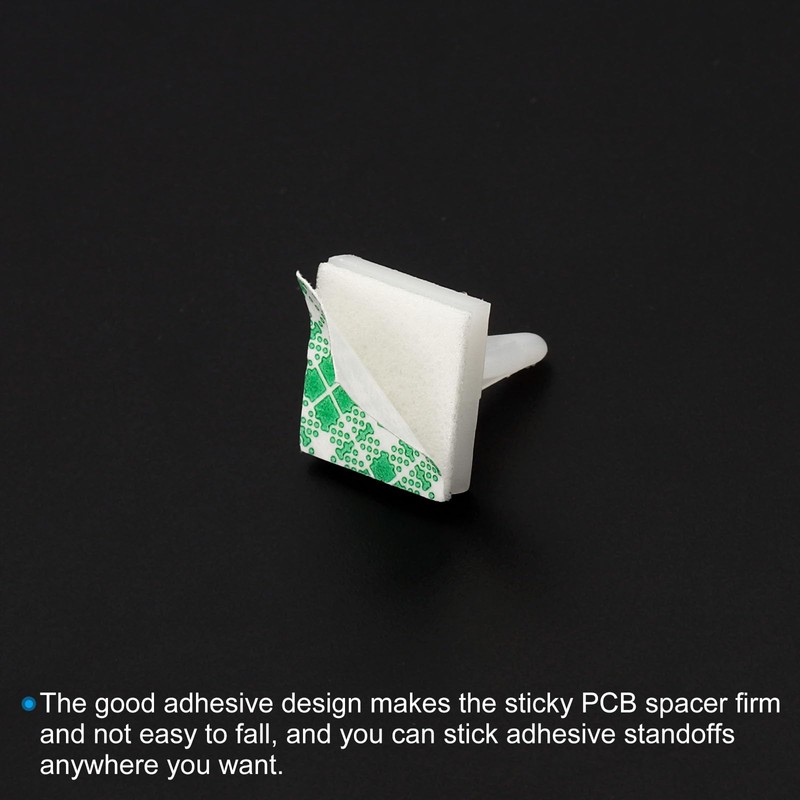 PATIKIL Sticky PCB Spacer, 24 Pcs Adhesive Standoffs 0.25" Supporting