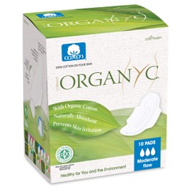 Organyc Pads - Moderate Flow 1 X 10