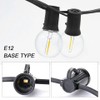 Jslinter 25Pack G40 LED String Light Bulbs Replacement, 1W(11W Equivalent),