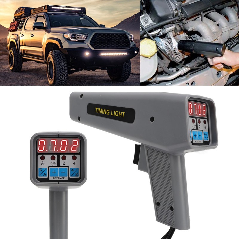 DC12V Engine Ignition Timing Light Digital Display Sensitive Ergonomic Comfortable