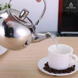 LB. Shop Tetera Con Filtro De Acero Inoxidable Para Café O Té 1