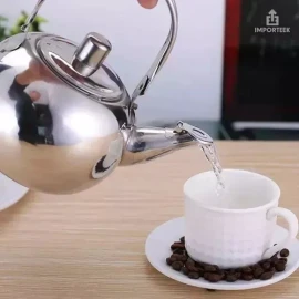 LB. Shop Tetera Con Filtro De Acero Inoxidable Para Café O Té 1