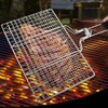 Grill Basket - Stainless Steel BBQ Portable Foldable Cooking Grate