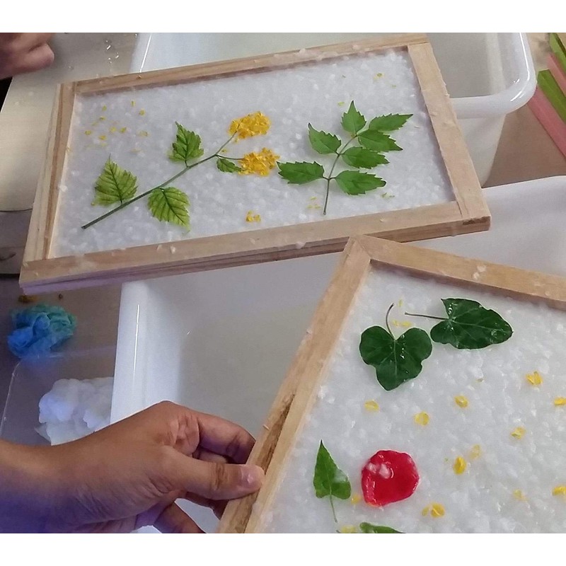 Paper Making Mould and Deckle Wooden Papermaking Frame Handcraft DIY