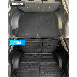 Dattumar Cargo Mat Compatible with 2022-2024 Hyundai Ioniq 5 Trunk Mat Cargo Liner All Weather Back Seat Cover Protector 2023 Ioniq5 Accessories