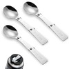 3 x Foldable Spoon for Thermos Funtainer Food Jar 16