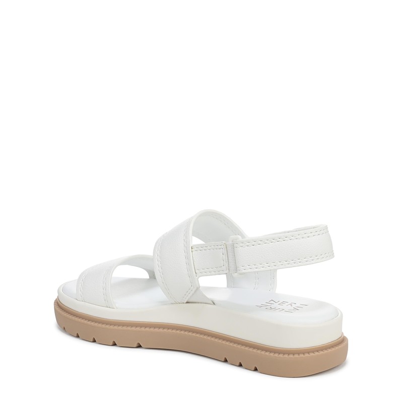 Naturalizer Womens Attract Sandal White Tumbled 9 W