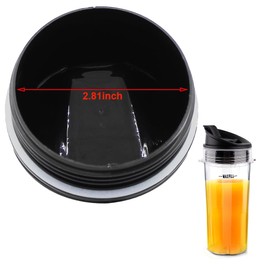 2Pcs Replacement Parts Lids for Ninja Blender Inner Diameter 2.81in Sip & Seal Lids for Ninja Blender BL660 BL740 BL770 BL780 BL810
