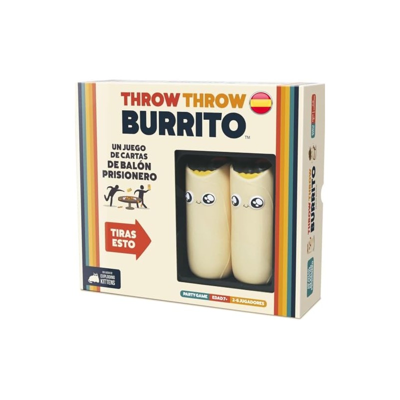 Juego De Cartas Exploding Kittens Throw Throw Burrito Edición Original