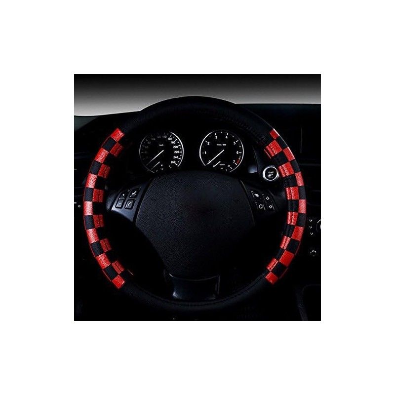 Mayco Bell Unisex's Grid Style Microfiber Leather Auto Car Steering