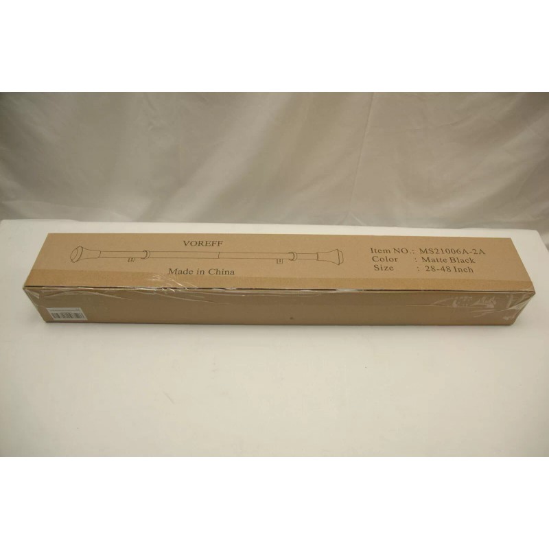 VOREFF QTY:4 VOREFF Curtain Rods 28 - 48 in Adjustable