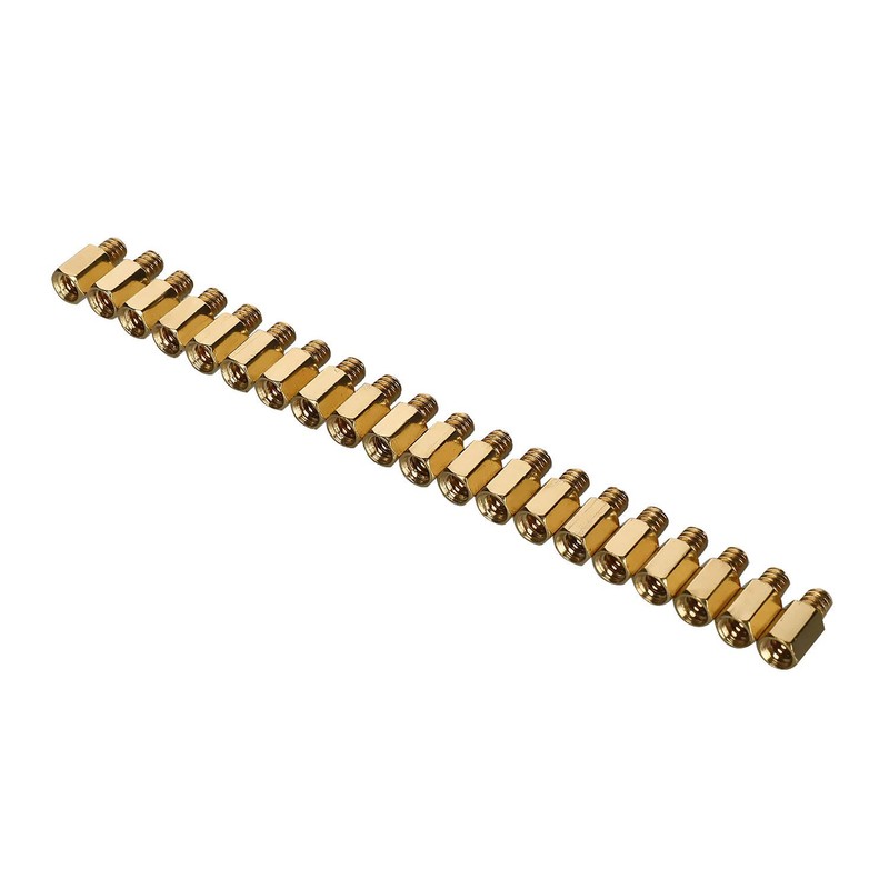 HanTof 6-32 Brass Motherboard Standoffs,ATX Case Standoffs, ATX Standoff for