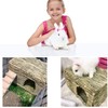 HERCOCCI Extra Large Grass House for Rabbit, Foldable & Comfortable