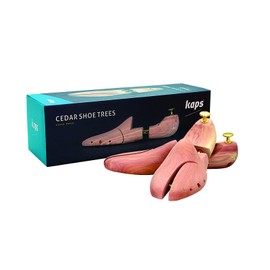 Kaps Hand-Made 100% Cedar Wood Shoe Trees, Aromatic Refreshing Moisture Absorption, Wood From US, For Men And Women Shoes Boots, All Sizes (39 EUR - 6 UK Women)