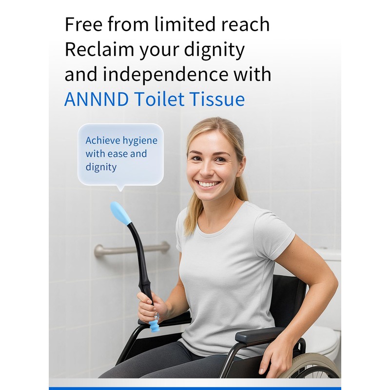 ANNND Bottom Buddy Wiping Aid – Upgraded Toilet Tissue Aids