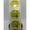 1" I Got My Corona.... Vaccine, Stickers (Yellow, 100/roll)