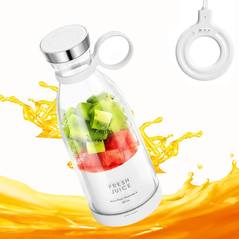 Personal portable blender, designed for making shakes and smoothies, equipped