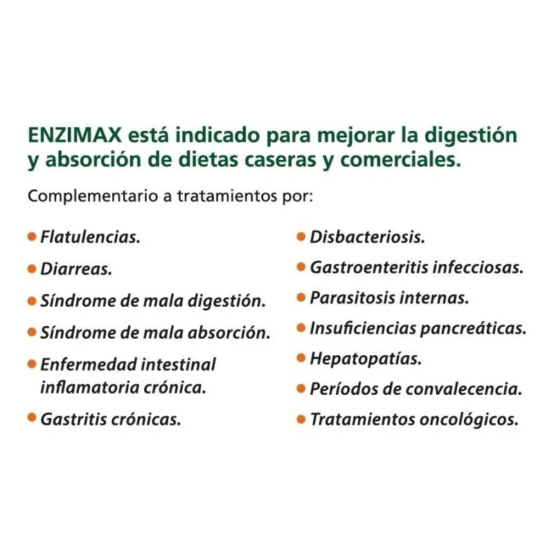 Enzimax Holliday 20 Tabs Enzimas Digestivas Perro Gato