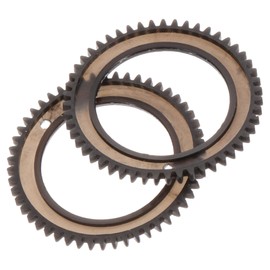 DOITOOL 2pcs Radio Pulley Gear for - Cassette Tape Recorder Replacement Parts for Portable Players Easy Installation Sturdy Material