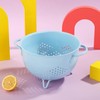 Metal Strainer Powder Coated Self Draining Metal Strainer with Bottom