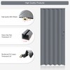 DIYHD 36X80in Interior Folding PVC Accordion Door,Grey,Include Door and Mounting