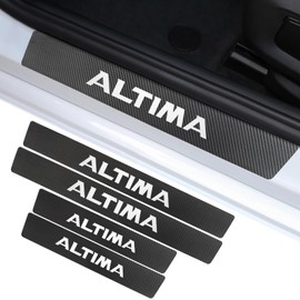 Car Door Sill Protector Compatible with Nissan Altima Accessories, Door Sill Guard Decoration Door Sill Scuff Plate Sticker