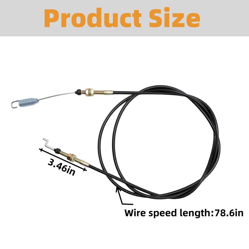 Lssapr 2 Pcs Shifter Cables 2-11082 Replacement for Chuck Wagon