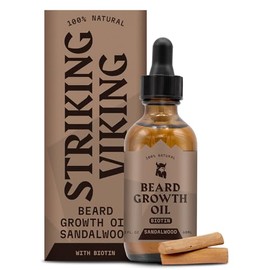 Beard Balm by Striking Viking - Shape, Hold and Condition Your Beard - All Natural Beard Thickener - Savage Scent