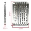12 BBQ Foil Disposable Grill Serving Trays Summer Garden Party