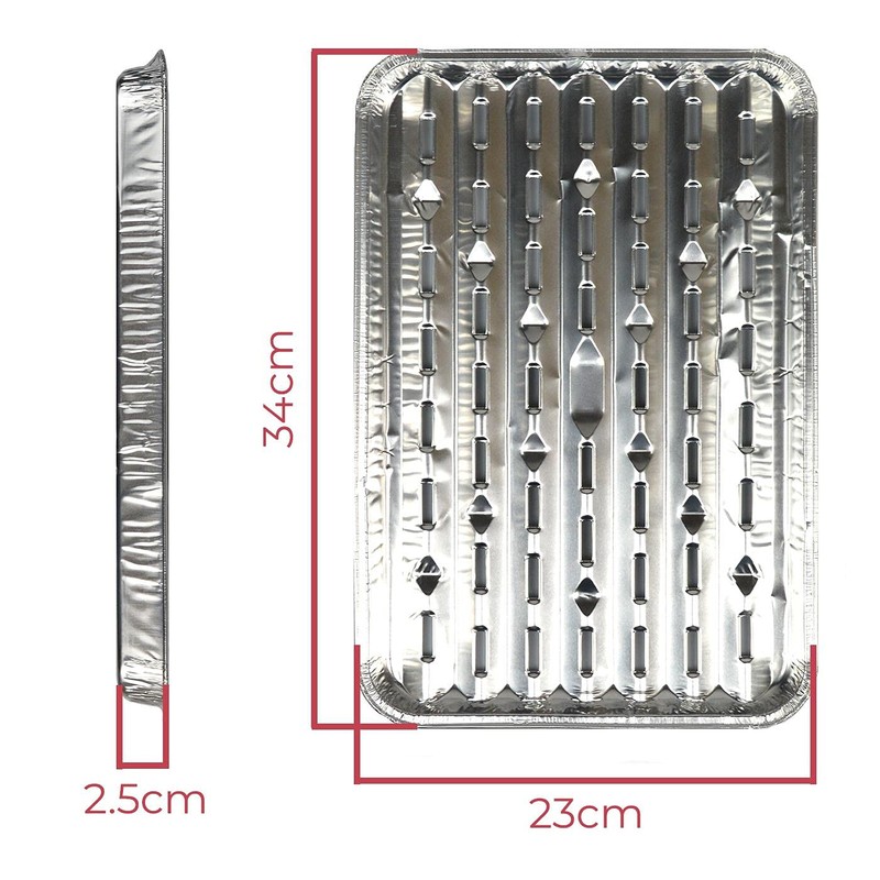 12 BBQ Foil Disposable Grill Serving Trays Summer Garden Party