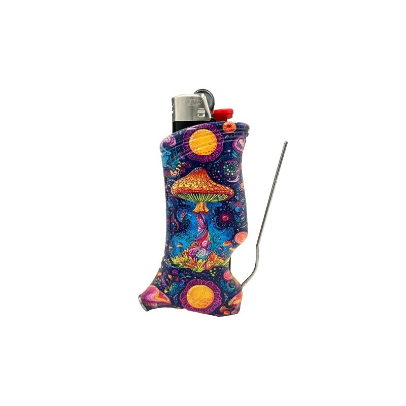 Toker Poker - Bic Lighter Case Multi Tool, Golden Teacher