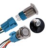 JIQI 2 x 16 mm Momentary Metal Pressure Switch 12