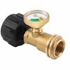 Propane Tank Gauge Adapter Level Indicator Universal Brass Fittings Convert