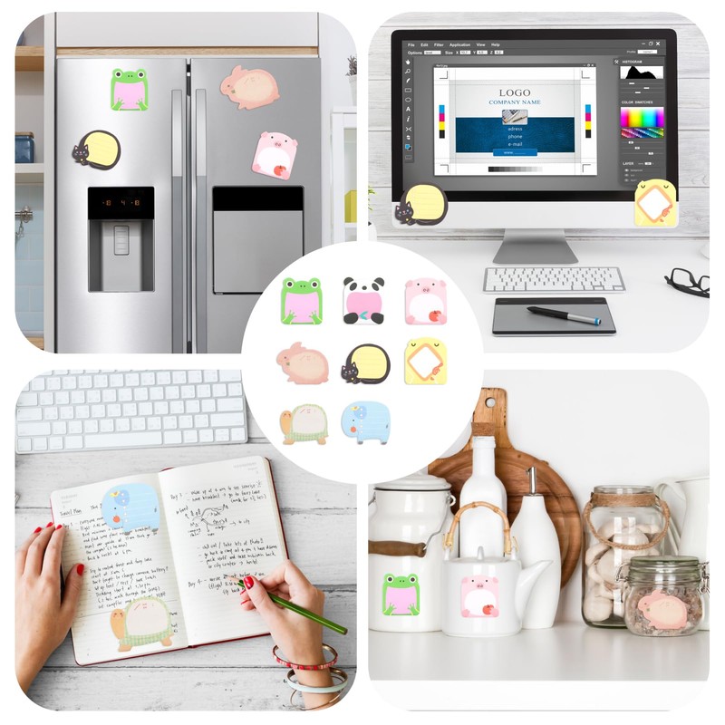 NEUTYPECHIC Pack of 24 Sticky Notes Sticky Notes Funny with