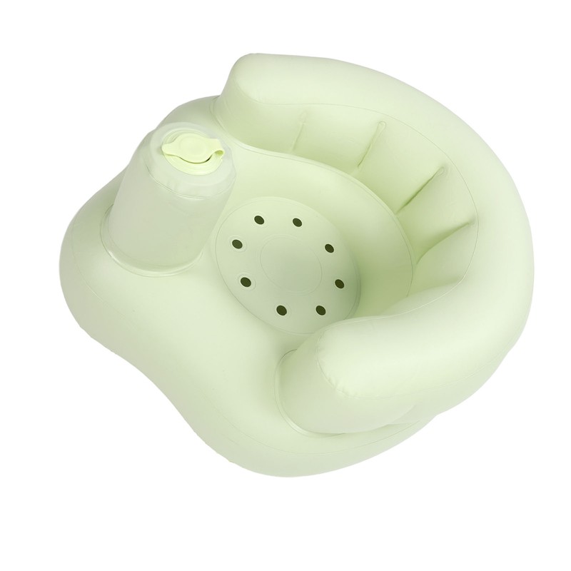 Baby Inflatable Couch PVC Cute Comfortable Portable Built in Pump