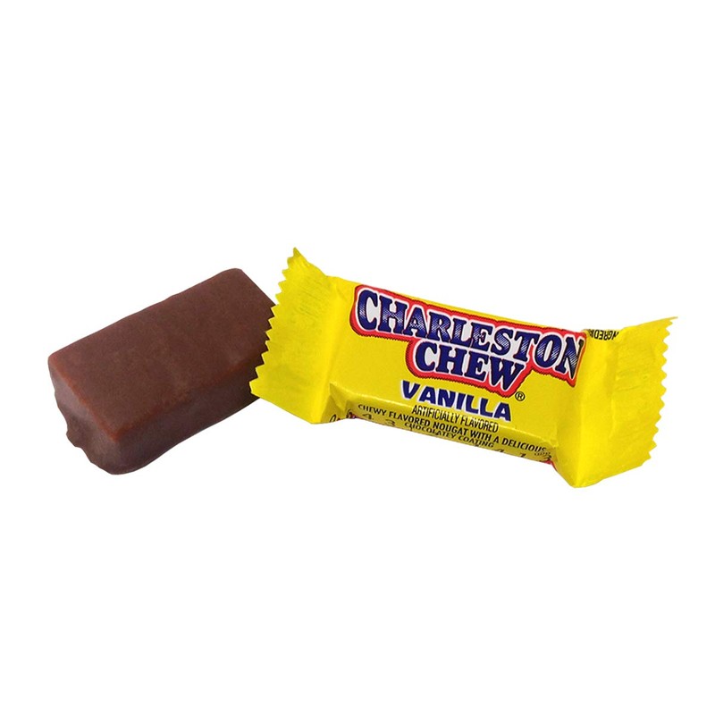 Charleston Chew Chocolate Coated Chewy Nougat Bars - Peanut Free,