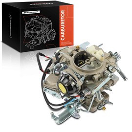 A-Premium 2 Barrel Carburetor Compatible with Nissan Patrol GQ Y60 TB42S 1988-1995 4.2L 6, Patrol GQ Y60 RB30 1990-1997 3.0L 6, Replace# 1601026J00, Electric Choke