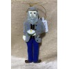 St. Nicolas Embroidered Monet Ornament 6.5 Inches Tall #9088 MN