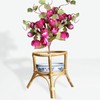 Plant Stand Flower Pot Rack Rattan Minimalist Stable 9.4in Diameter