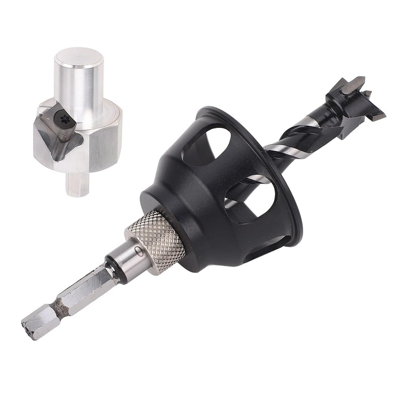 Straight Hole Drilling Positioner, 19mm Vertical Drilling Locator, Aluminium Alloy