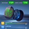 QZQ Reptile Thermometer and Humidity Gauge, LED Digital Thermometer Hydrometer,