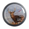 Taylor White Tail Deer Large Indoor Outdoor Dial Thermometer, Wireless