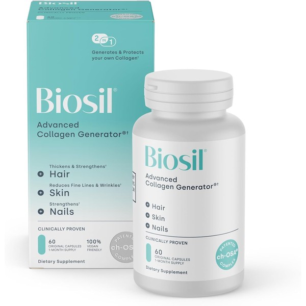 Biosil Collagen Generator - 60 Original Capsules - with Patented