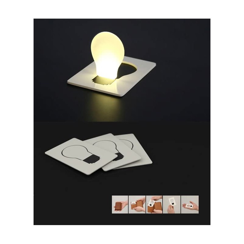 Mr. Gadget's Solutions Mini Portable Pocket Card Wallet LED Light
