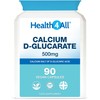 Health4All Calcium D-Glucarate 500mg - Oestrogen Supplements for Women and