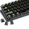 GMKWTL XVX Clear Keycaps, Transparent Keyboard Keycaps, Black Crystal Keycap