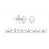 cSeao 12-Pack M6 x 100mm Black Flat Head Allen Head