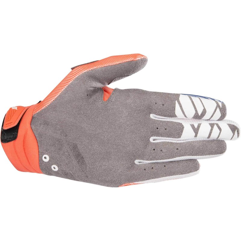Alpinestars Orange-Blue 2018 Aviator MX Gloves