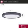 Paulmann Abia 70988 LED Panel 300 mm Warm White Round