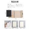 ALLMIRA A5 6 Hole PU Leather Ring Notebook Binder Notebook